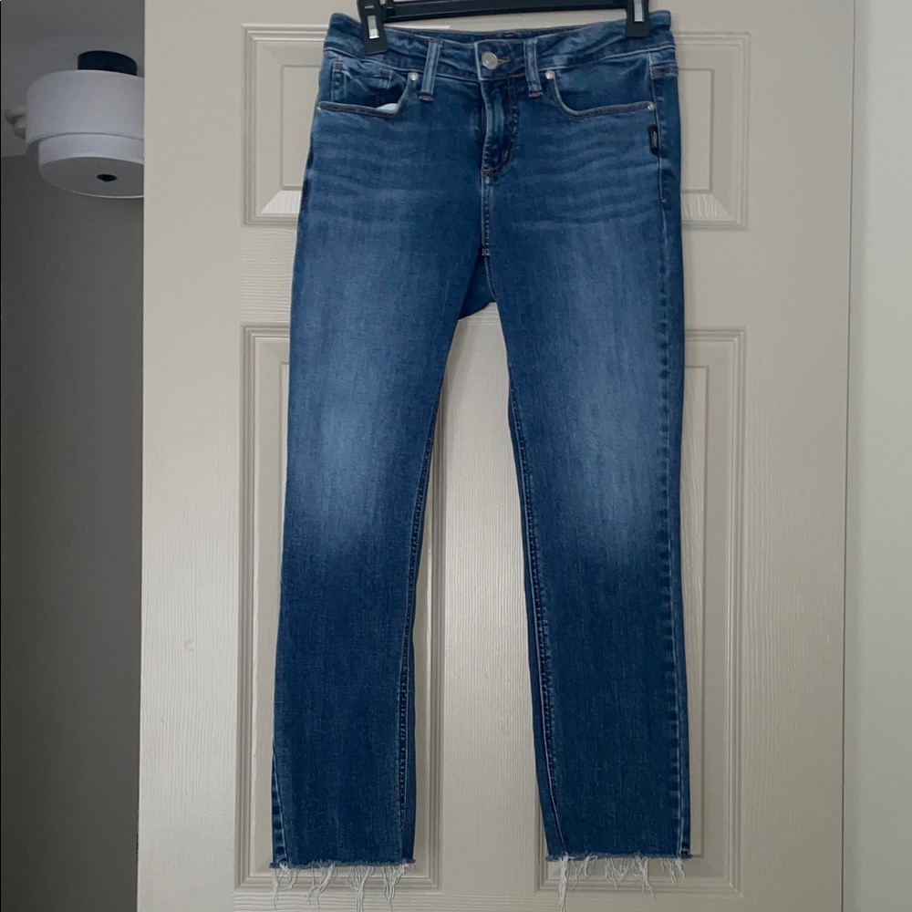 Sz 26x27 Silver Jeans Elyse Ankle Straight Women’s Jeans